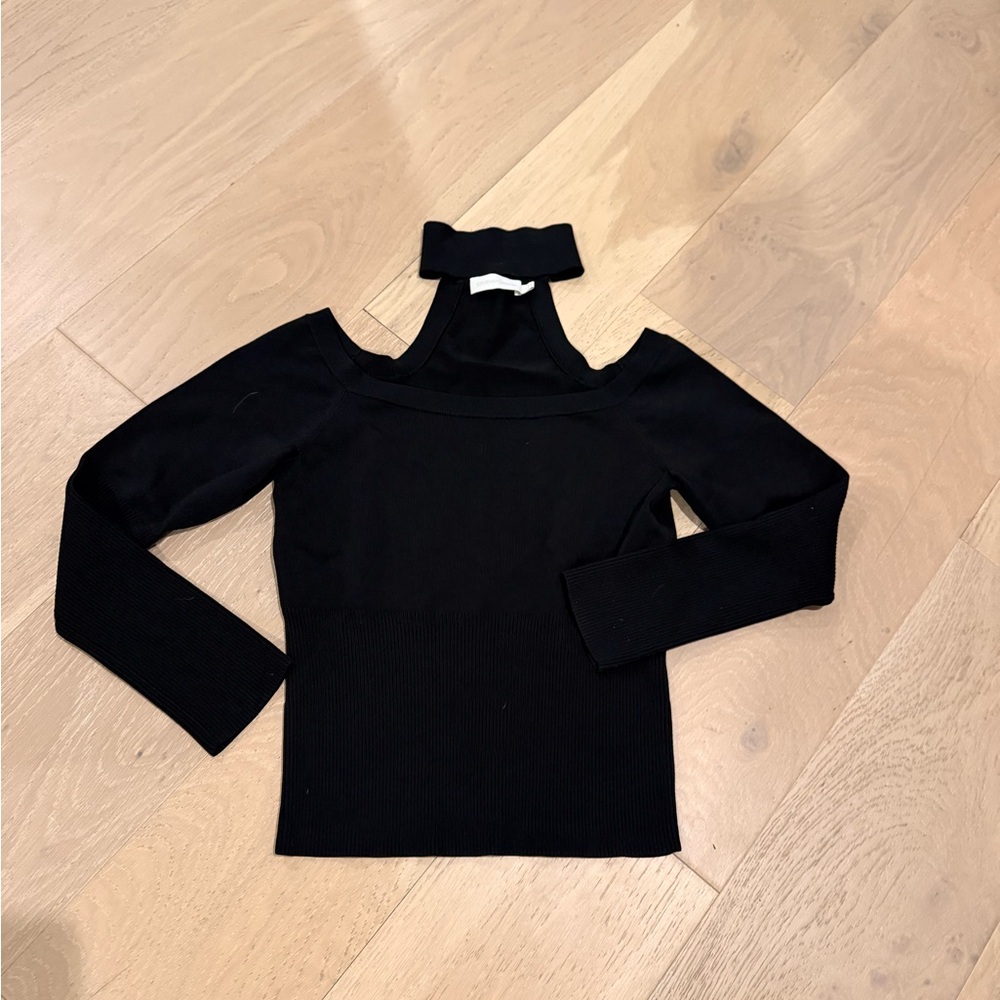 Jonathan Simkhai Black Cutout Blouse